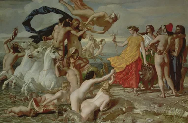 Neptun übergibt Britannia das Reich der Meere, 1847